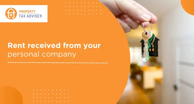 Rent received from your personal company
